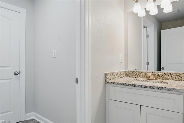 1612 Nansemond Pkwy, Suffolk, VA 23434 - bathroom featuring vanity and baseboards