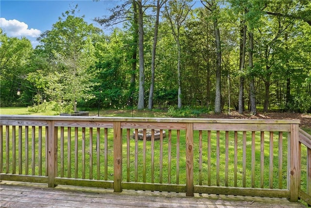 1612 Nansemond Pkwy, Suffolk, VA 23434 - deck with a yard