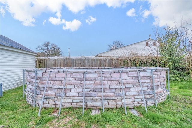 exterior space featuring fence
