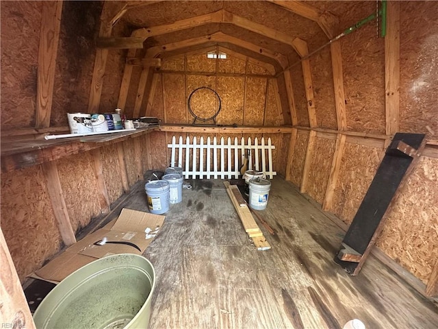 view of storage room