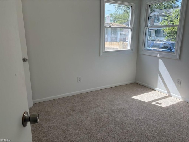 38 W Sherwood Ave, Hampton, VA 23663 - spare room with carpet flooring and baseboards