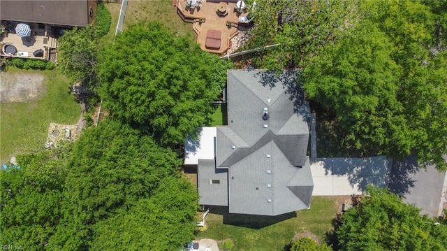 408 Leffler Ln, Virginia Beach, VA 23452 - birds eye view of property