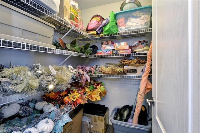 view of pantry