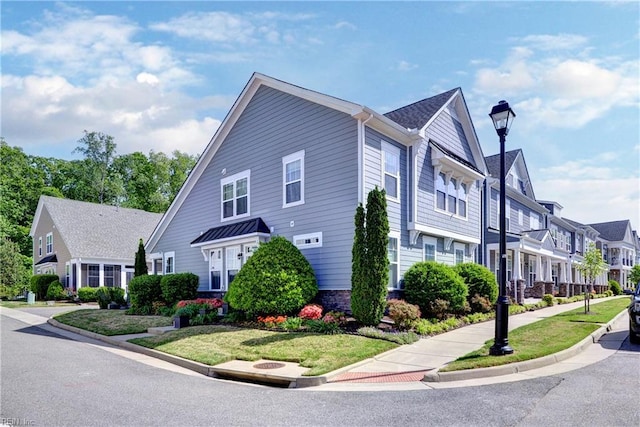 view of home's exterior featuring a residential view