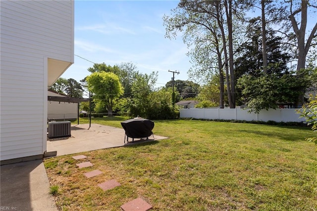 110 Greenwell Dr, Hampton, VA 23666 - view of yard with a patio area, fence, and cooling unit