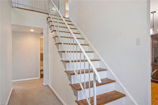 110 Greenwell Dr, Hampton, VA 23666 - stairs with baseboards