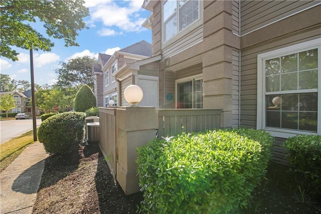 view of side of property