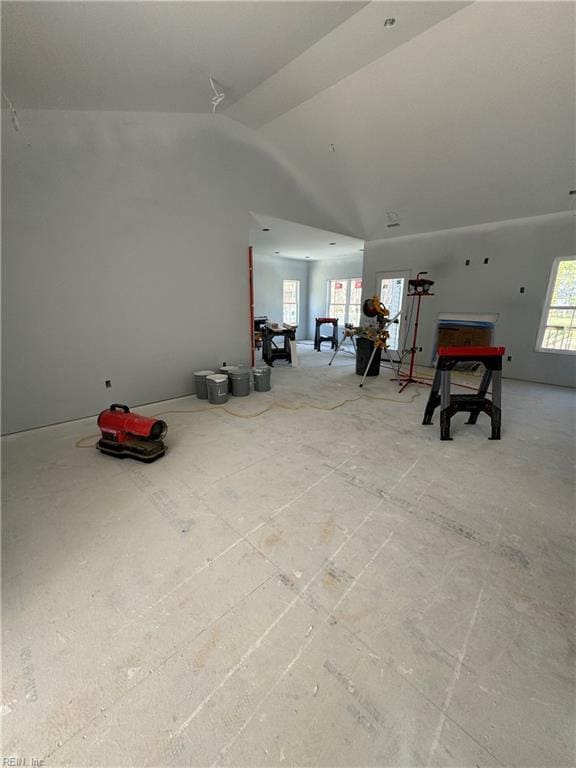 131 Brookhaven Dr, Williamsburg, VA 23188 - misc room featuring lofted ceiling and a wealth of natural light