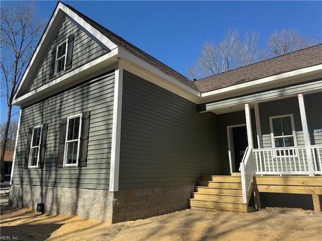 131 Brookhaven Dr, Williamsburg, VA 23188 - exterior space with a porch