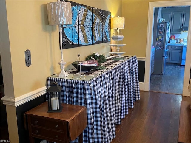 114 Thomas St, Smithfield, VA 23430 - interior space with baseboards and wood finished floors