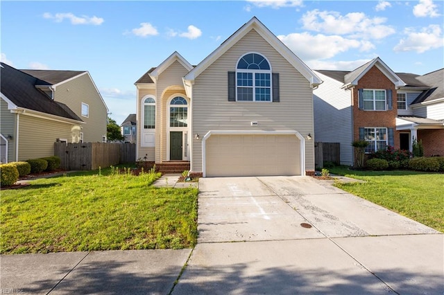 2409 Apiary Ct, Virginia Beach, VA 23454 - traditional-style house featuring a garage and concrete driveway
