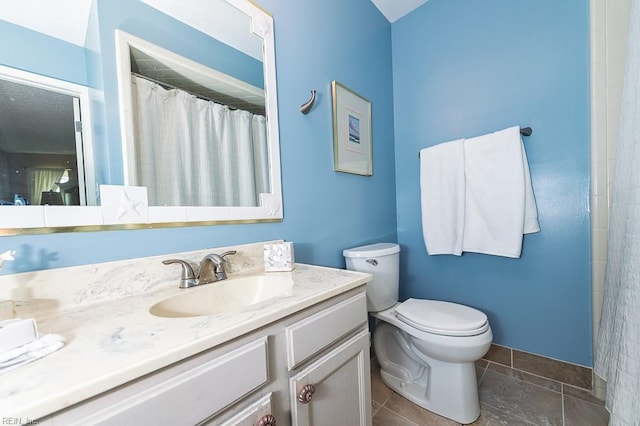 12 Rudee Ave, Virginia Beach, VA 23451 - bathroom featuring vanity, toilet, and curtained shower