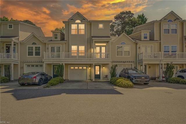 422 New London Pl, Virginia Beach, VA 23454 - townhome / multi-family property featuring an attached garage and driveway