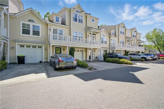 422 New London Pl, Virginia Beach, VA 23454 - multi unit property with a garage, driveway, and a residential view