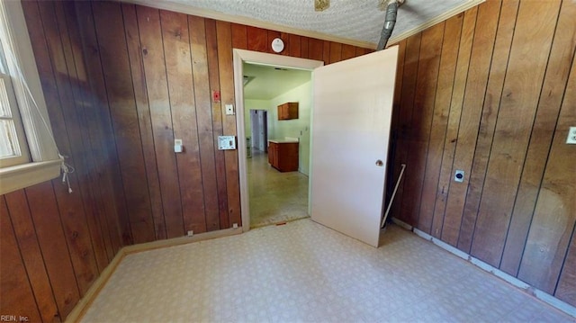 3702 Nansemond Pkwy, Suffolk, VA 23435 - hall featuring wooden walls and light flooring
