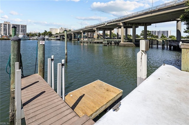 403 Harbour Pt Unit 305, Virginia Beach, VA 23451 - dock area with a water view