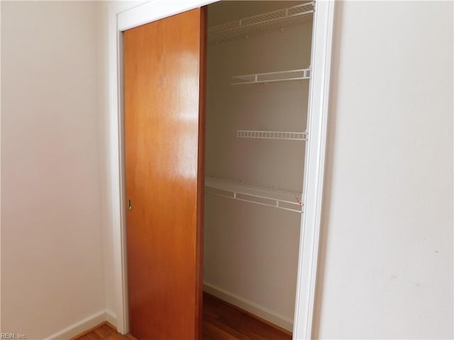 view of closet
