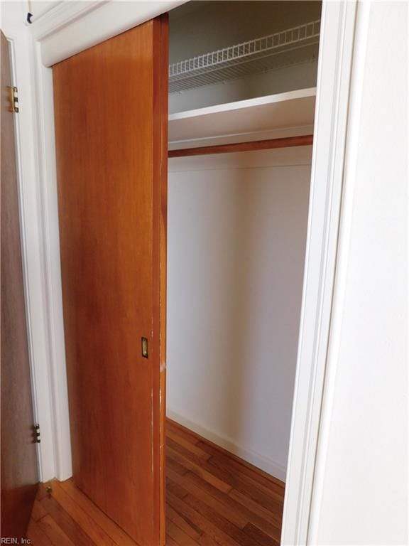 view of closet