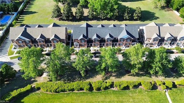 bird's eye view featuring a residential view
