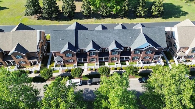 birds eye view of property featuring a residential view