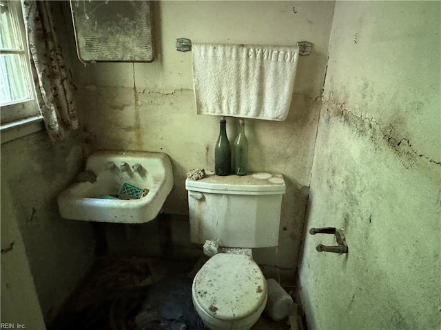 half bath with toilet
