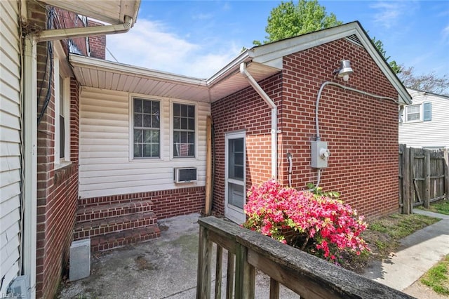 100 Hudgins Rd, Poquoson, VA 23662 - view of property exterior with fence and brick siding