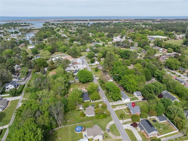 100 Hudgins Rd, Poquoson, VA 23662 - drone / aerial view with a residential view