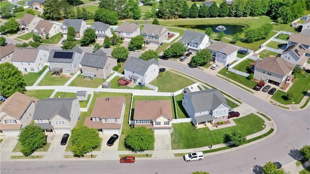 birds eye view of property featuring a residential view