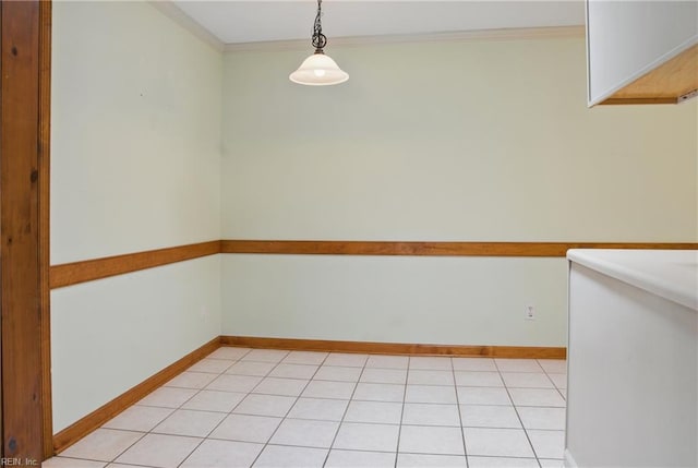 189 George Washington Hwy S, Chesapeake, VA 23323 - unfurnished room featuring baseboards, ornamental molding, and light tile patterned floors