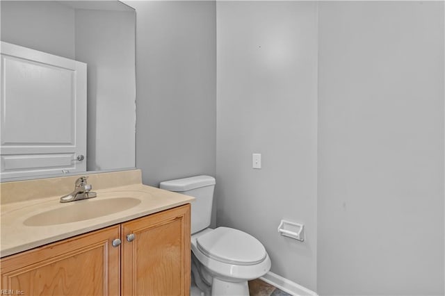5324 Tamworth Pl, Virginia Beach, VA 23455 - bathroom with toilet, vanity, tile patterned flooring, and baseboards