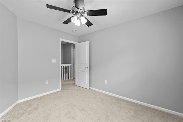 5324 Tamworth Pl, Virginia Beach, VA 23455 - unfurnished bedroom featuring light carpet, baseboards, and ceiling fan