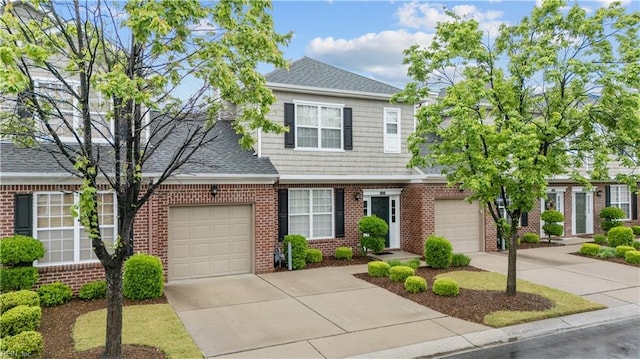 5324 Tamworth Pl, Virginia Beach, VA 23455 - view of front of house featuring driveway, brick siding, and roof with shingles
