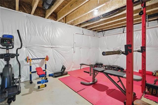 view of workout room