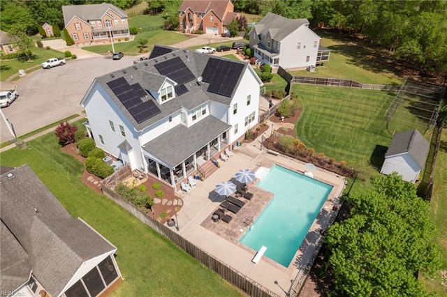 drone / aerial view