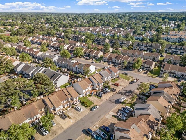 drone / aerial view featuring a residential view