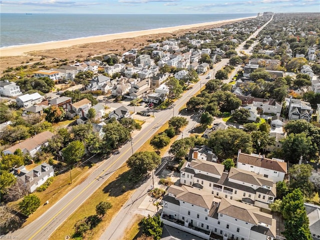 8506 Atlantic Ave Unit B, Virginia Beach, VA 23451 - aerial view featuring a beach view, a residential view, and a water view