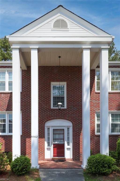 8562 Executive Dr Unit B2, Norfolk, VA 23503 - view of front of home featuring brick siding