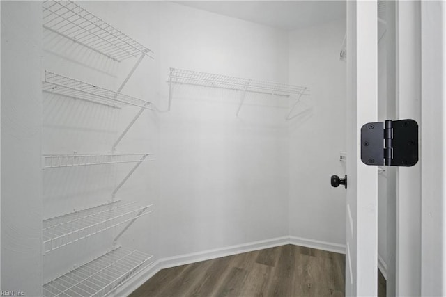 3612 Purebred Dr, Virginia Beach, VA 23453 - spacious closet featuring dark wood-type flooring