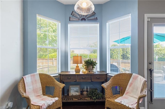 view of sitting room
