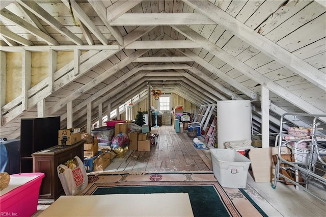 view of attic