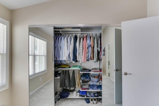 view of closet