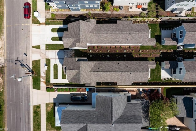 drone / aerial view featuring a residential view