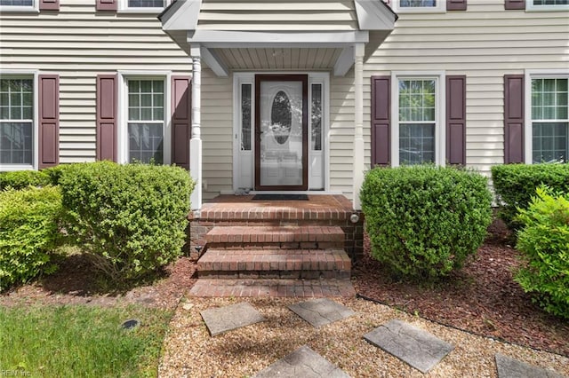 view of entrance to property