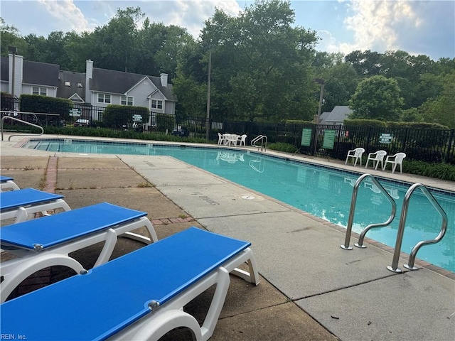 700 Rapidan River Ct Unit D, Chesapeake, VA 23320 - pool featuring a patio area and fence