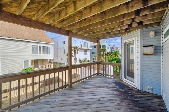 828 Vanderbilt Ave, Virginia Beach, VA 23451 - deck with a residential view