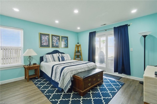828 Vanderbilt Ave, Virginia Beach, VA 23451 - bedroom featuring recessed lighting, baseboards, and wood finished floors