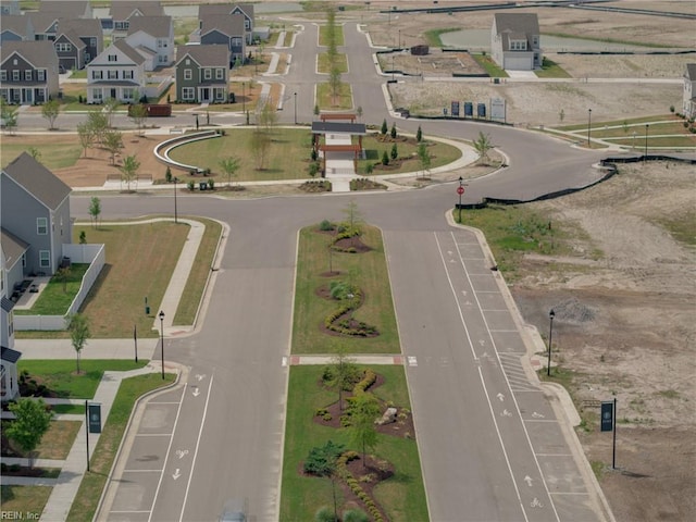 aerial view featuring a residential view