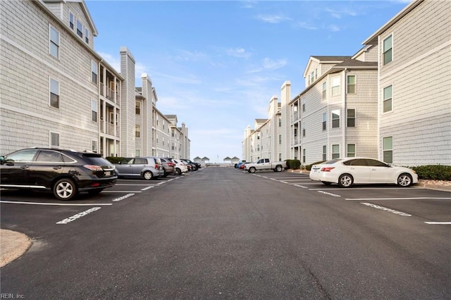 view of street with a residential view