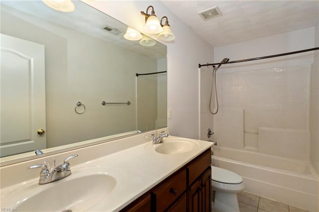 419 Hastings Pl, Suffolk, VA 23433 - bathroom with a sink, toilet, and visible vents