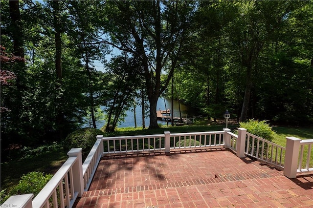 1263 Murphys Mill Rd, Suffolk, VA 23434 - deck with a water view